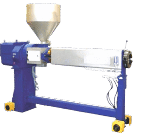 Cable and wire extruder line