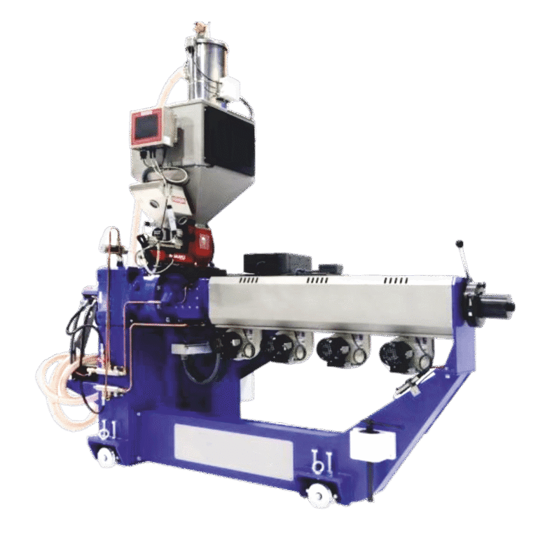 Cable and wire extruder line