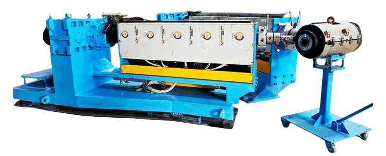 Cable and wire extruder line
