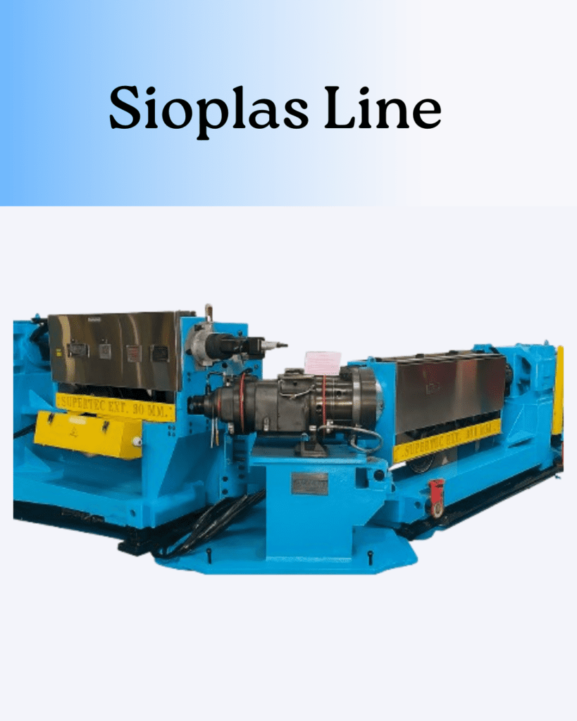 sioplas triple layer extrusion line