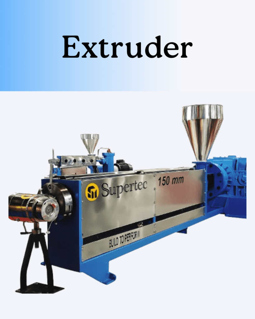 Cable and wire extruder line